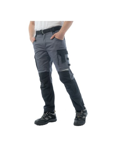 Брюки Brodeks KS302 C, 100% хлопок, графит серый/черный