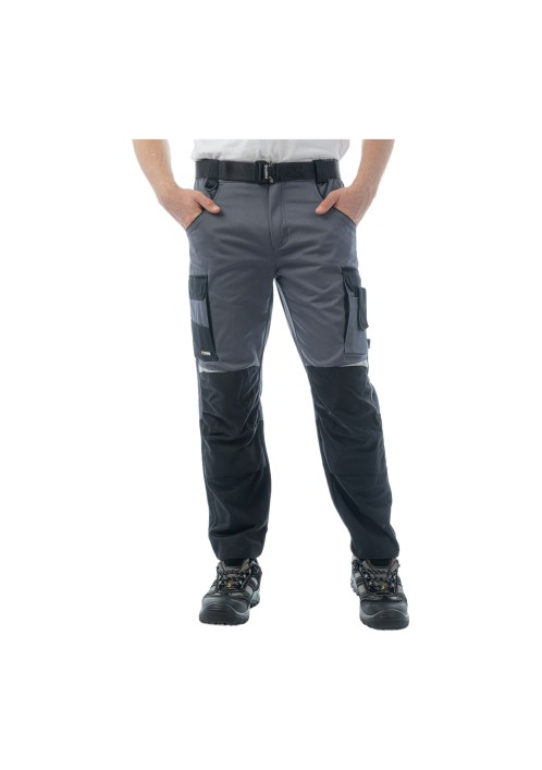 Брюки Brodeks KS302 C, 100% хлопок, графит серый/черный Брюки Brodeks KS302 C, 100% хлопок, графит серый/черный