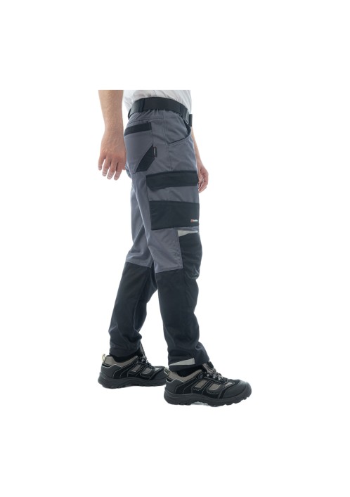 Брюки Brodeks KS302 C, 100% хлопок, графит серый/черный Брюки Brodeks KS302 C, 100% хлопок, графит серый/черный