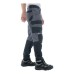 Брюки Brodeks KS302 C, 100% хлопок, графит серый/черный