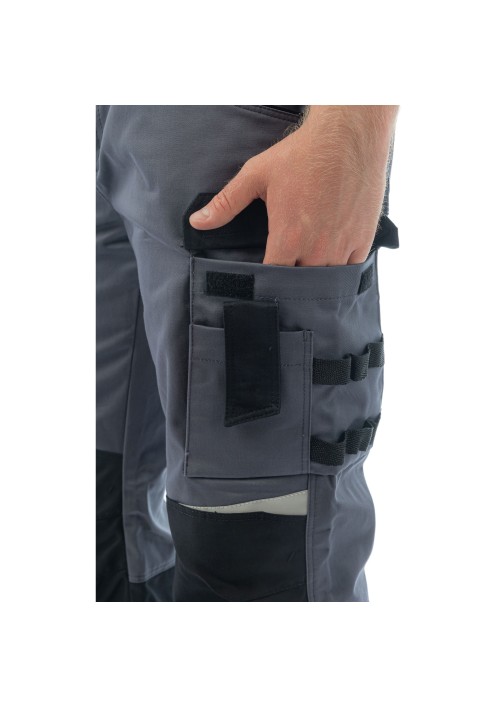 Брюки Brodeks KS302 C, 100% хлопок, графит серый/черный Брюки Brodeks KS302 C, 100% хлопок, графит серый/черный