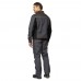 Костюм Бренд 1 (тк.Смесовая,240) брюки, т.серый/черный/оранжевый