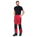 Брюки "Сюрвейер" (тк. 60% ХБ, 40% ПЭ), красный/чёрный
