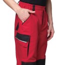 Брюки "Сюрвейер" (тк. 60% ХБ, 40% ПЭ), красный/чёрный