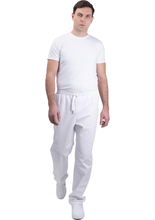 Брюки мужские АПРЕЛЬ ХАССП, белый Брюки мужские АПРЕЛЬ ХАССП, белый