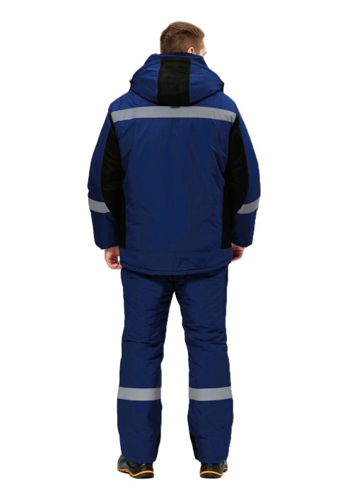 Костюм зимний Вектрон-2 СОП (тк.Таслан,135) п/к, т.синий/черный
