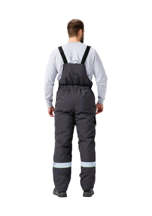 Костюм зимний Ховард (тк.OxLine) п/к, т.серый/черный/лимонный