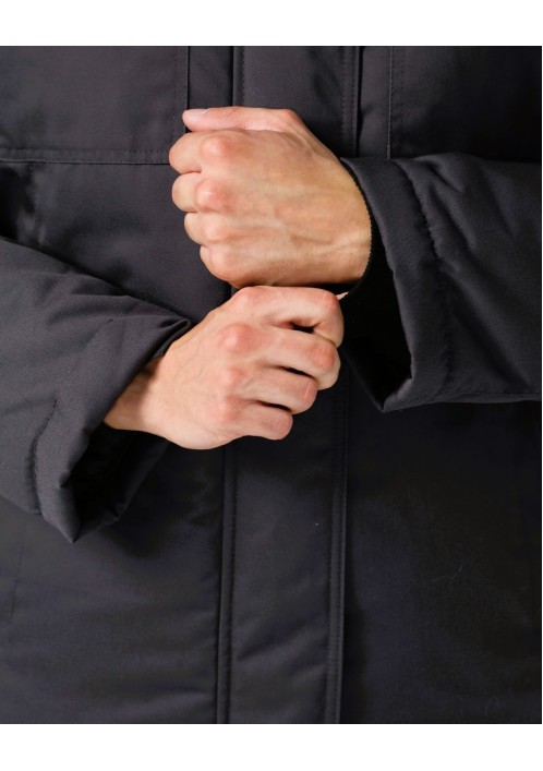 Костюм зимний Ховард (тк.OxLine) п/к, т.серый/черный/лимонный