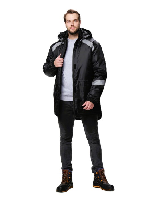 Зимняя рабочая куртка Урбанкор СОП черный арт 87468678 мужская