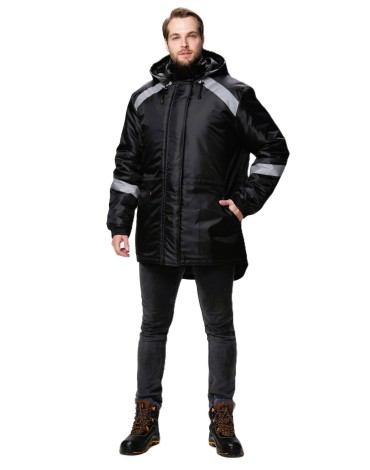 Зимняя рабочая куртка Урбанкор СОП черный арт 87468678 мужская