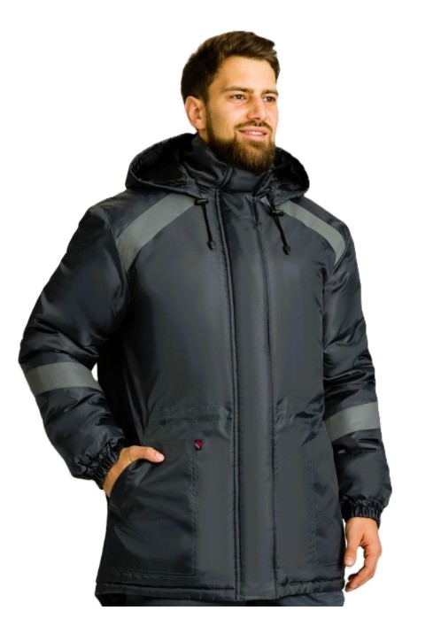 Зимняя рабочая куртка Урбанкор СОП темно-серый арт 87468241 мужская