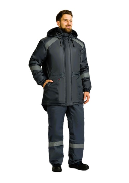 Зимняя рабочая куртка Урбанкор СОП темно-серый арт 87468241 мужская