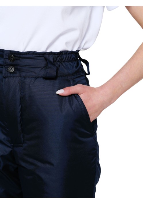 Брюки зимние женские Снежана, темно-синие