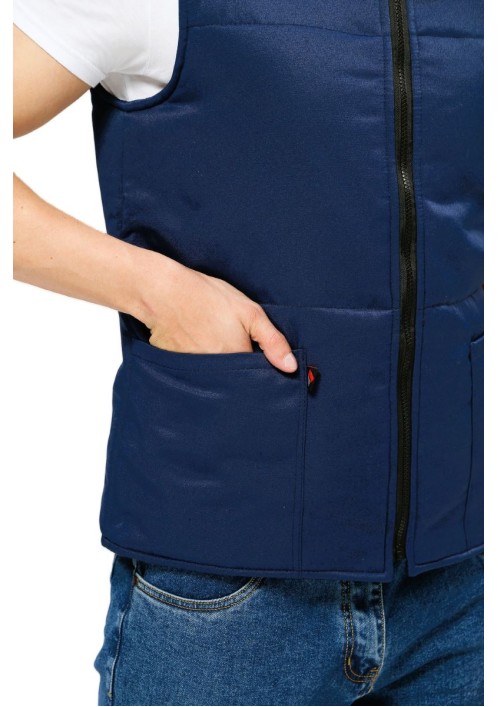 Жилет утепленный База (тк.Смесовая,210), т.синий