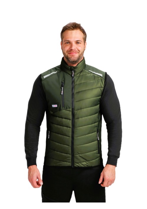  Жилет утепленный ProfLine Leader, хаки