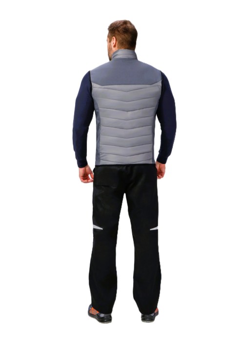 Жилет утепленный ProfLine Leader, серый