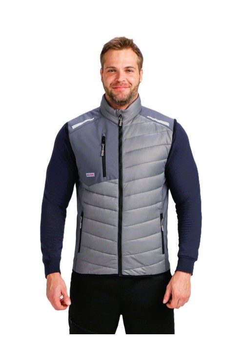 Жилет утепленный ProfLine Leader, серый