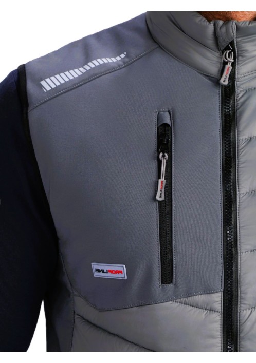 Жилет утепленный ProfLine Leader, серый