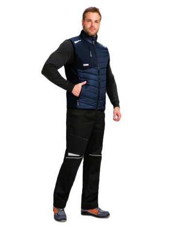 Жилет утепленный ProfLine Leader, синий