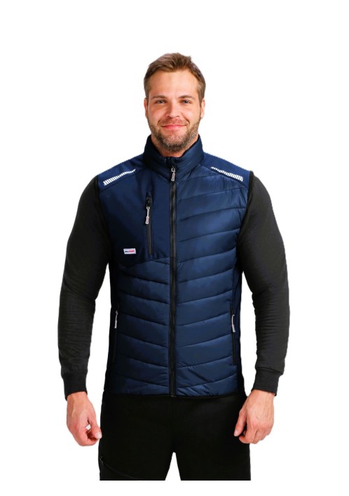 Жилет утепленный ProfLine Leader, синий