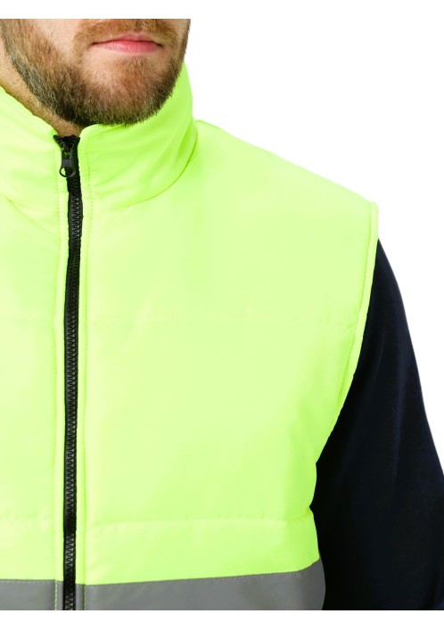 Жилет утепленный сигнальный Ярксион СОП (тк.OxLine,90), лимонный