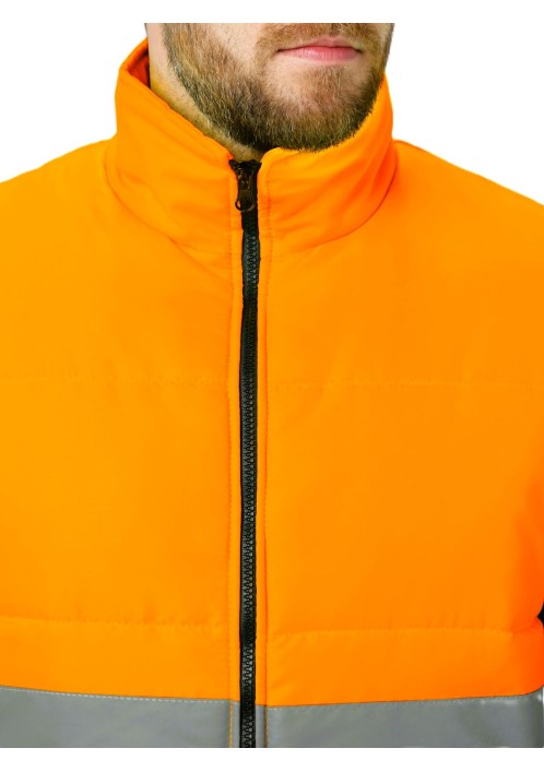 Жилет утепленный сигнальный Ярксион СОП (тк.OxLine,90), оранжевый