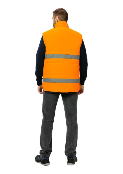 Жилет утепленный сигнальный Ярксион СОП (тк.OxLine,90), оранжевый