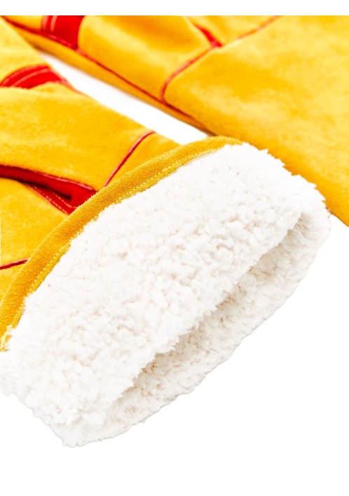 Краги спилковые утепленные термозащитные PROFLINE Leader