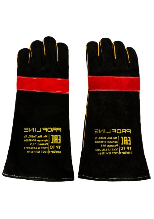 Краги усиленные термозащитные PROFLINE Leader, черный/красный