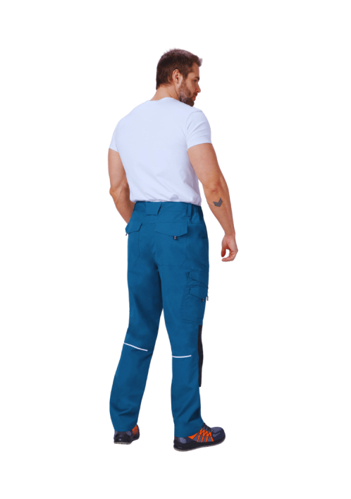 Брюки ProfLineSpecialist летние циан/черные арт 87491024