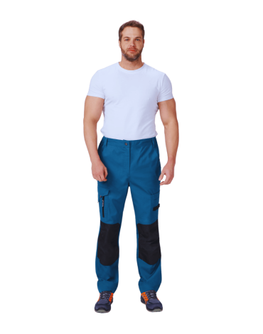 Брюки ProfLineSpecialist летние циан/черные арт 87491024