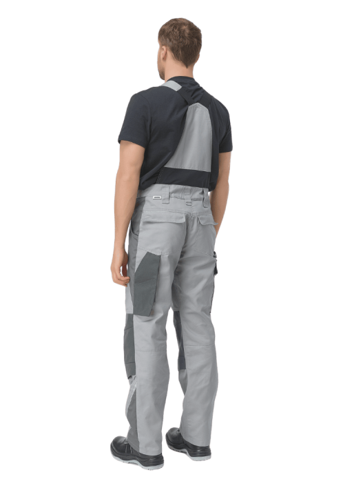 Полукомбинезон RONTA PL2020 летний мужской светло-серый/темно-серый арт ПОЛ20201