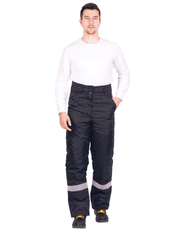  Брюки РОУД зимние черные