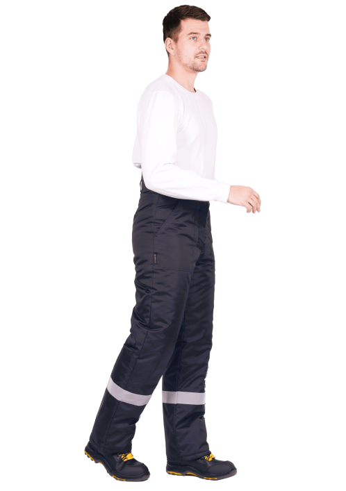  Брюки РОУД зимние черные