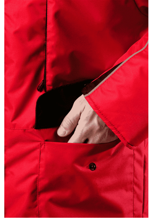 Куртка ДИКСОН зимняя красный/черный