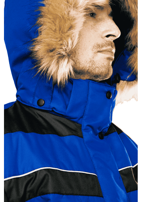 Куртка ДИКСОН зимняя василек/черный