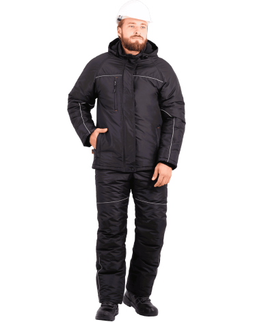 Куртка зимняя рабочая ДРАЙВ черная арт Кур 304
