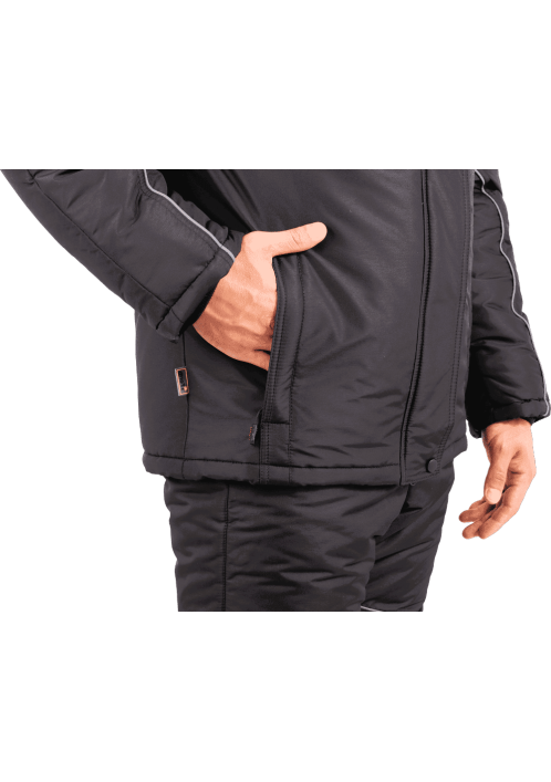 Куртка зимняя рабочая ДРАЙВ черная арт Кур 304