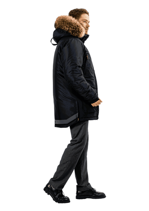 Куртка зимняя рабочая iForm ORIGINAL черная арт Кур 217