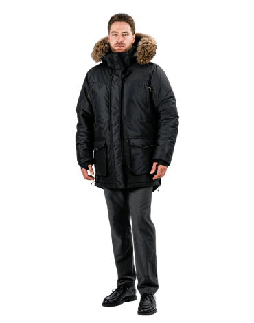 Куртка зимняя рабочая iForm ORIGINAL черная арт Кур 217