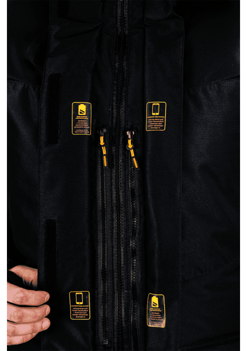 Куртка зимняя рабочая iForm ORIGINAL черная арт Кур 217