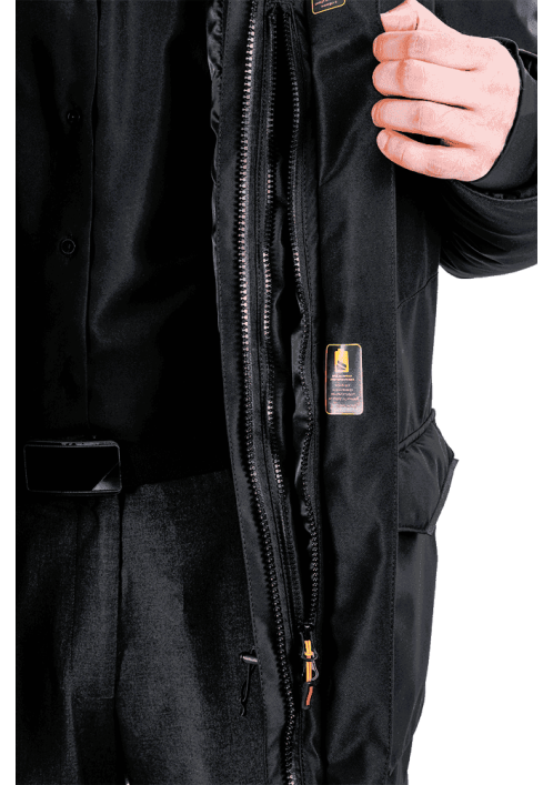 Куртка зимняя рабочая iForm ORIGINAL черная арт Кур 217