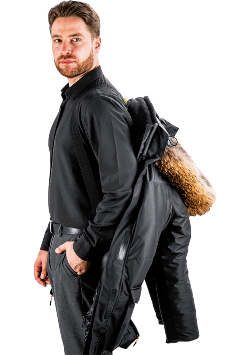 Куртка зимняя рабочая iForm ORIGINAL черная арт Кур 217