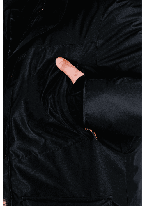 Куртка зимняя рабочая iForm ORIGINAL черная арт Кур 217