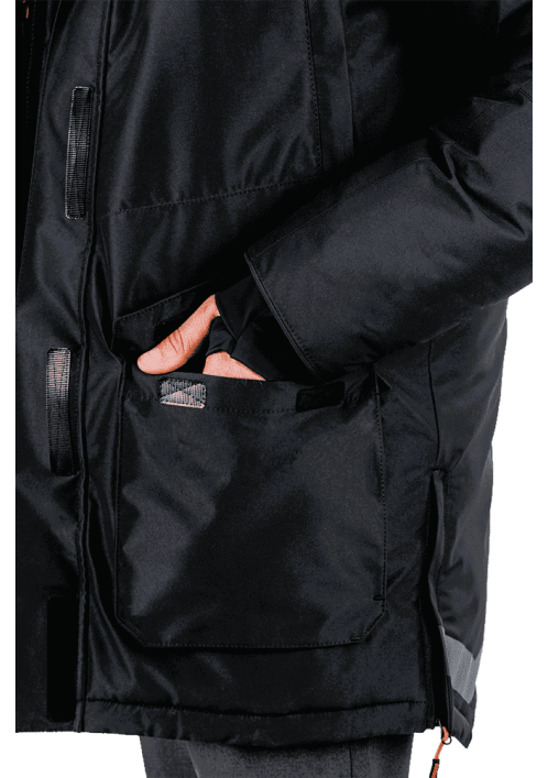 Куртка зимняя рабочая iForm ORIGINAL черная арт Кур 217