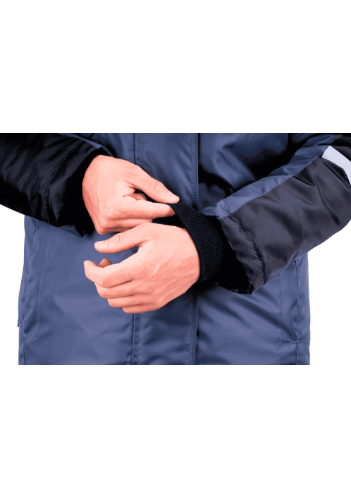 Куртка РОУД зимняя т.серый/черный