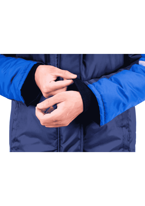 Куртка РОУД зимняя т.синий/василек