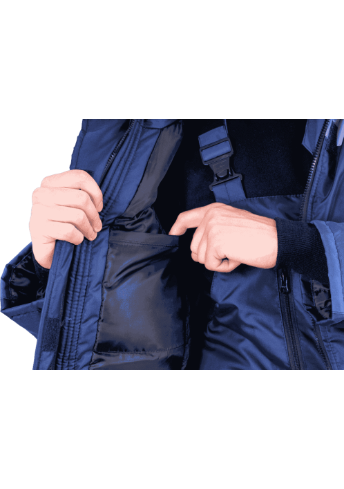 Куртка РОУД зимняя т.синий/василек