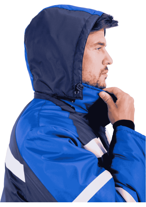 Куртка РОУД зимняя т.синий/василек