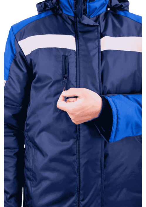 Куртка РОУД зимняя т.синий/василек